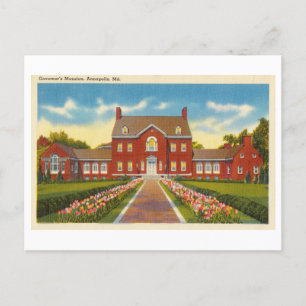 Cartão Postal Mansão de governadores em Annapolis, Maryland, Vin