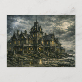 Cartão Postal Mansão Vitoriana por BurnsInHell