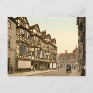 Cartão Postal Mansion Shrewsbury, Shropshire, Inglaterra