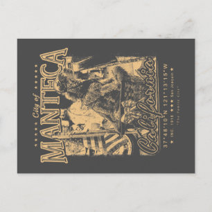 CARTÃO POSTAL MANTECA CALIFÓRNIA - DIA DA MEMÓRIA NÃO ESQUECIDO