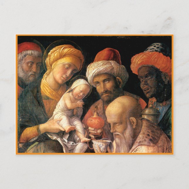 Cartão Postal Mantegna Adoration of the Magi (Frente)