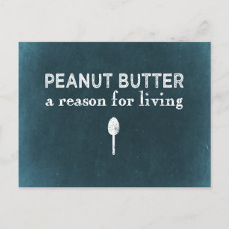 Cartão Postal Manteiga de amendoim