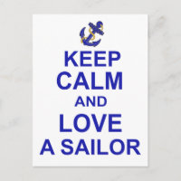 Mantenha a Calma e Ame um Marinheiro