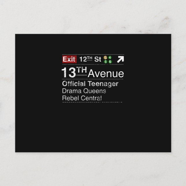 Cartão Postal Mantenha a calma, este adolescente tem sonhos em N (Frente)