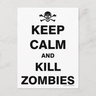 Cartão Postal Mantenha calma