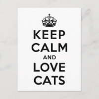 Mantenha Calma e Ame Gatos