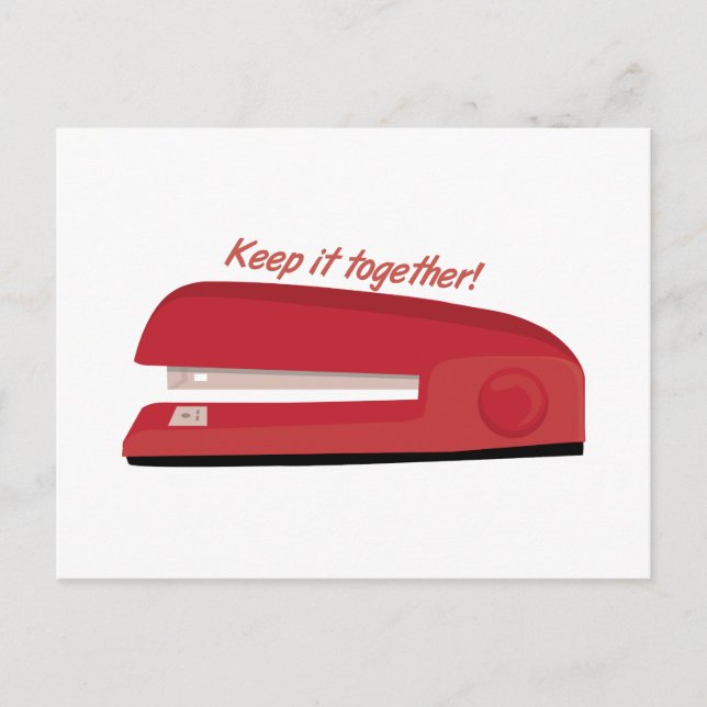 Cartão Postal Mantenha-O Junto (Frente)