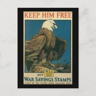 Cartão Postal Mantenha-o livre na Segunda Guerra Mundial
