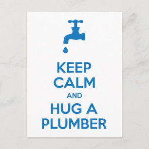 Cartão Postal Mantenha-se Calmo e Abrace um Cartão-Postal para C