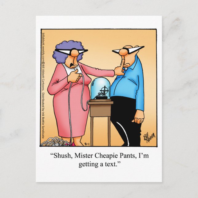 Cartão Postal Mantenha-se em contato com "Espectickles" do Cartã (Frente)