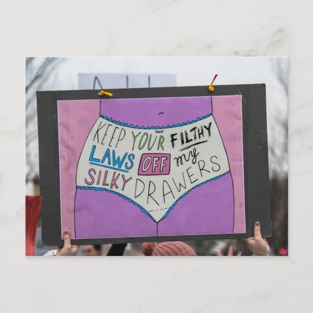 Cartão Postal Mantenha seu Cartão-Postal de Leis Sujo (Frente)