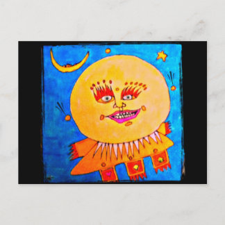 Cartão Postal Manter Cartão-Postal de Arte Sorridente