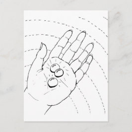 Cartão Postal - Mão com Joias