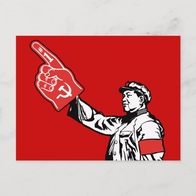 Cartão Postal Mao - Comunismo é #1 (Frente)
