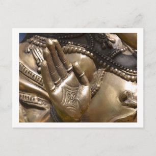 Cartão Postal Mão de Buda ~ Fotografia de Templo Tailandês