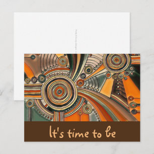 Cartão Postal Mão Desenhada por EDDArt - Pensamentos 1