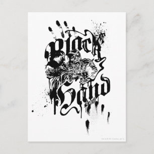 Cartão Postal Mão Preta - Colagem