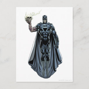 Cartão Postal Mão Preta com Caveira 2