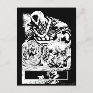 Cartão Postal Mão Preta com Painel de Caveira 2