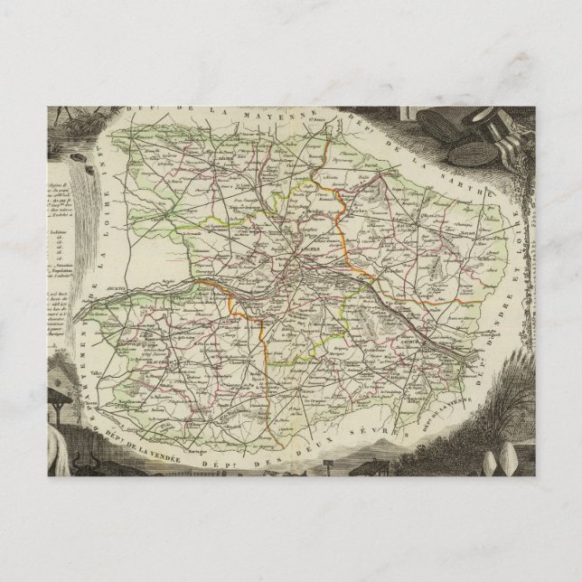 Cartão Postal Mão Sobre Mão e Dormouse (Frente)