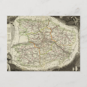 Cartão Postal Mão Sobre Mão e Dormouse