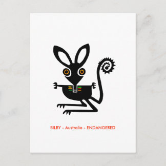 Cartão Postal Mão - - Vida selvagem australiana - marsupial -