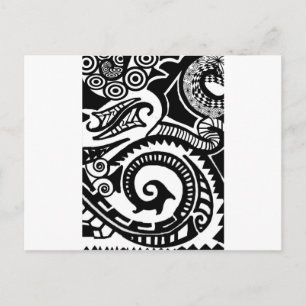 Cartão Postal maori