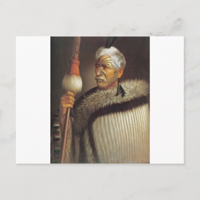 Cartão Postal Maori Gentleman (Frente)