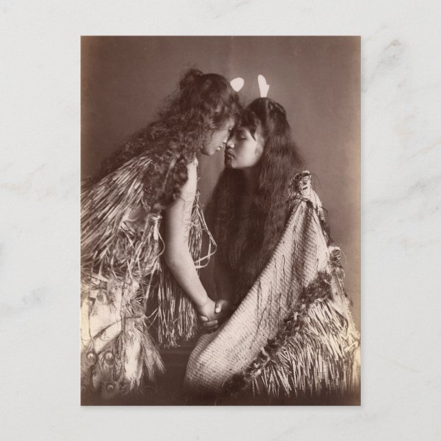 Cartão Postal Maori Women, Nova Zelândia (Frente)
