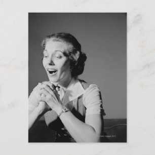 Cartão Postal Mãos Clasped