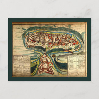 Cartão Postal Mapa 1691 de Podilskyi