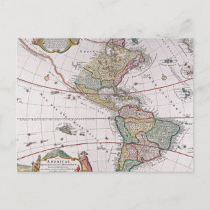 Cartão Postal Mapa antigo