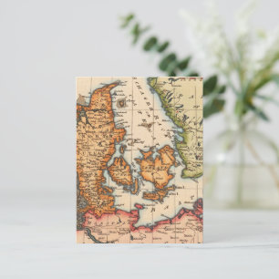Cartão Postal Mapa antigo antigo inspirado (10)