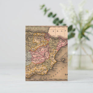 Cartão Postal Mapa antigo antigo inspirado (5)
