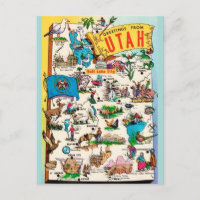 Mapa Antigo de Utah
