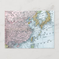 MAPA: ÁSIA ORIENTAL, 1907