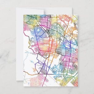 Cartão Postal Mapa Ciudad Juárez México