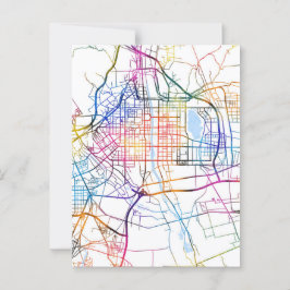 Cartão Postal Mapa da Cidade da China