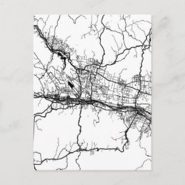 Cartão Postal Mapa da Cidade de Baoji China