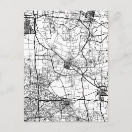 Cartão Postal Mapa da Cidade de Bozhou China