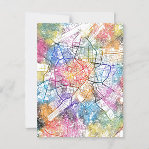 Cartão Postal Mapa da Cidade de Kano Nigéria