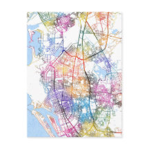 Mapa da cidade de Kaohsiung em Taiwan