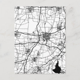 Cartão Postal Mapa da Cidade de Liaocheng China