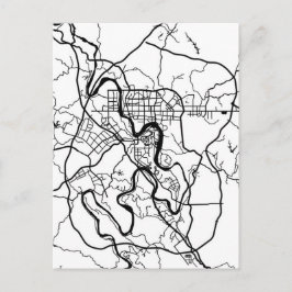 Cartão Postal Mapa da Cidade de Neijiang China