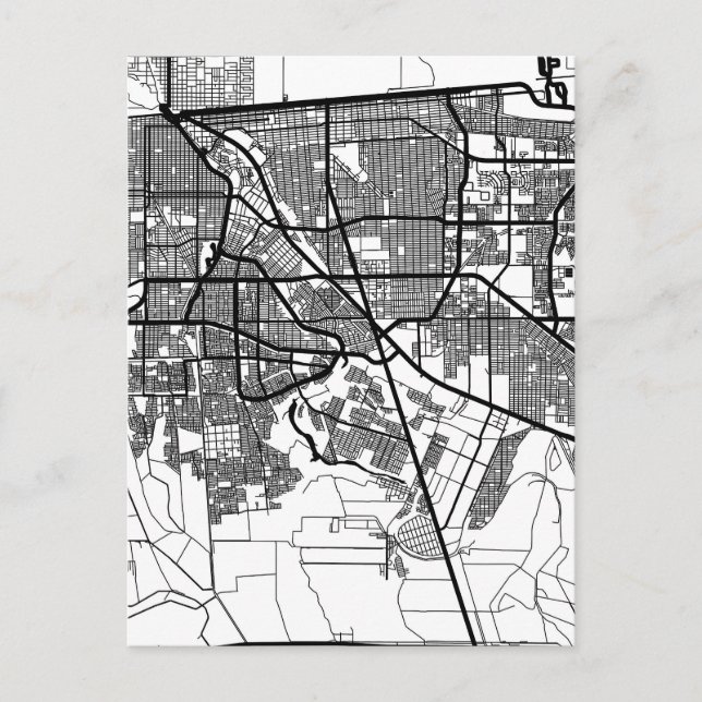 Cartão Postal Mapa da Cidade do México Mexicali (Frente)