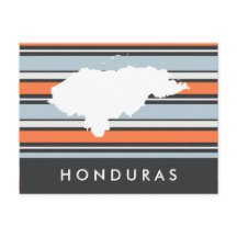 Mapa das Honduras: Tiras Modernas
