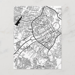 Cartão Postal Mapa de Abuja Nigéria