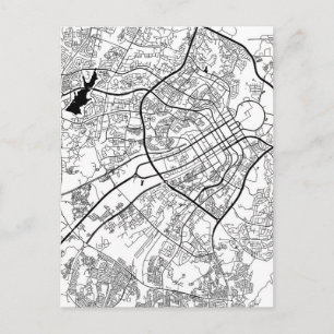 Cartão Postal Mapa de Abuja Nigéria