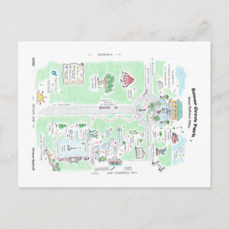 Cartão Postal Mapa de Aventura TGP