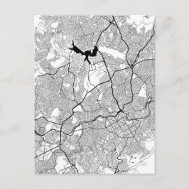 Cartão Postal Mapa de Belo Horizonte Brasil